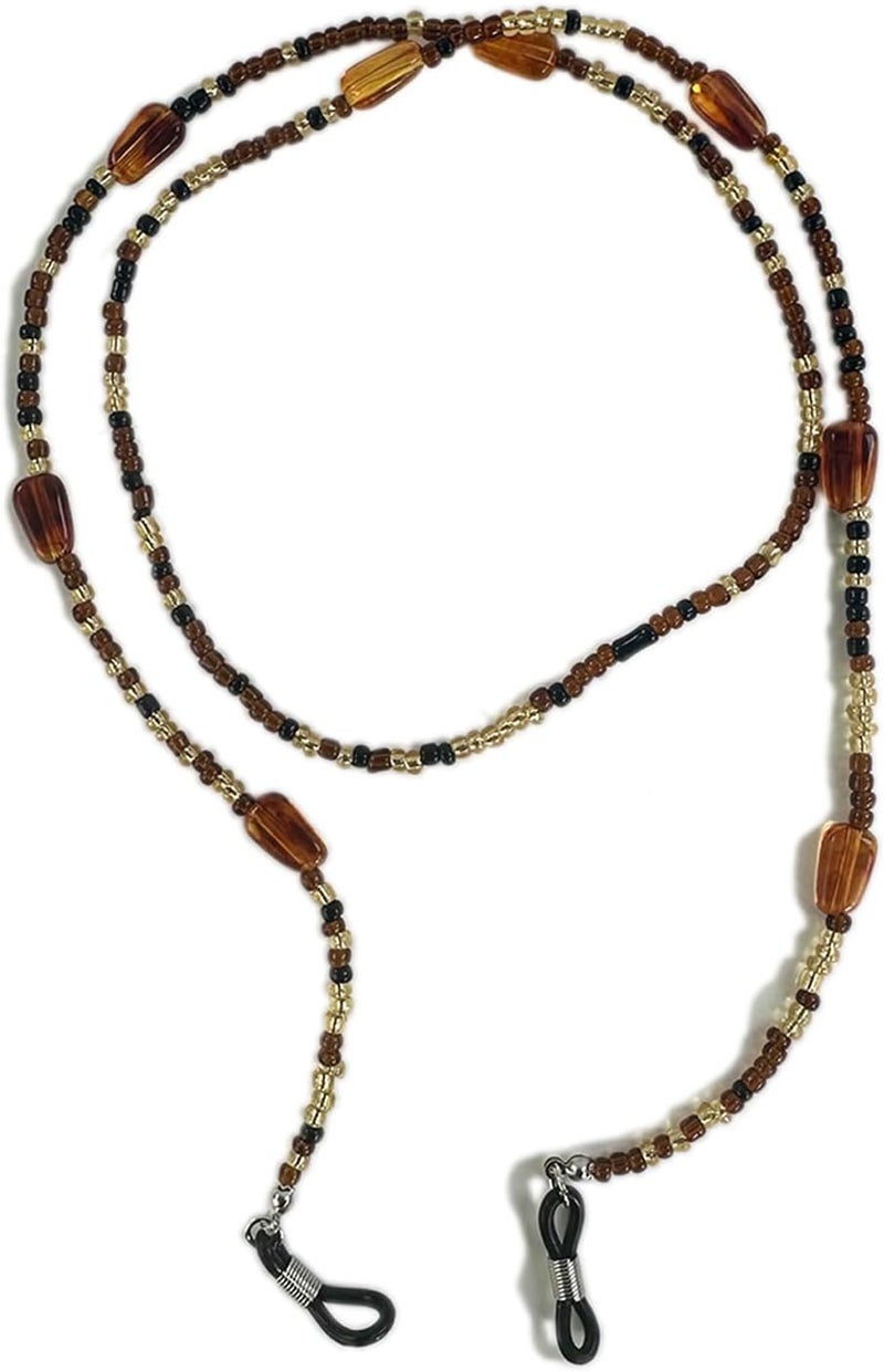 Decker Bead Women’s eyeglass chain eyewear retainer Reading glass Necklace Lanyard - Image 1